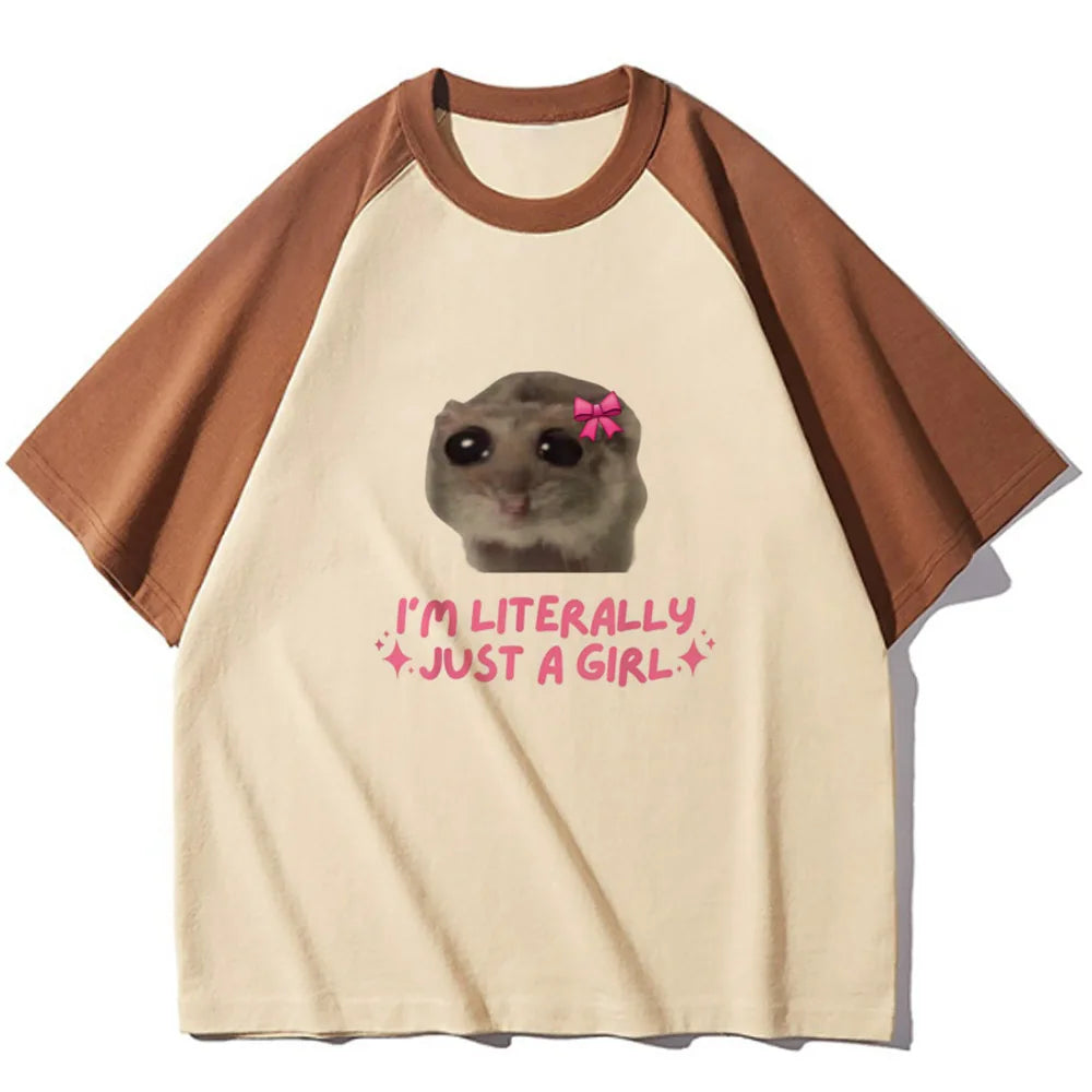 Sad Hamster t-shirts women