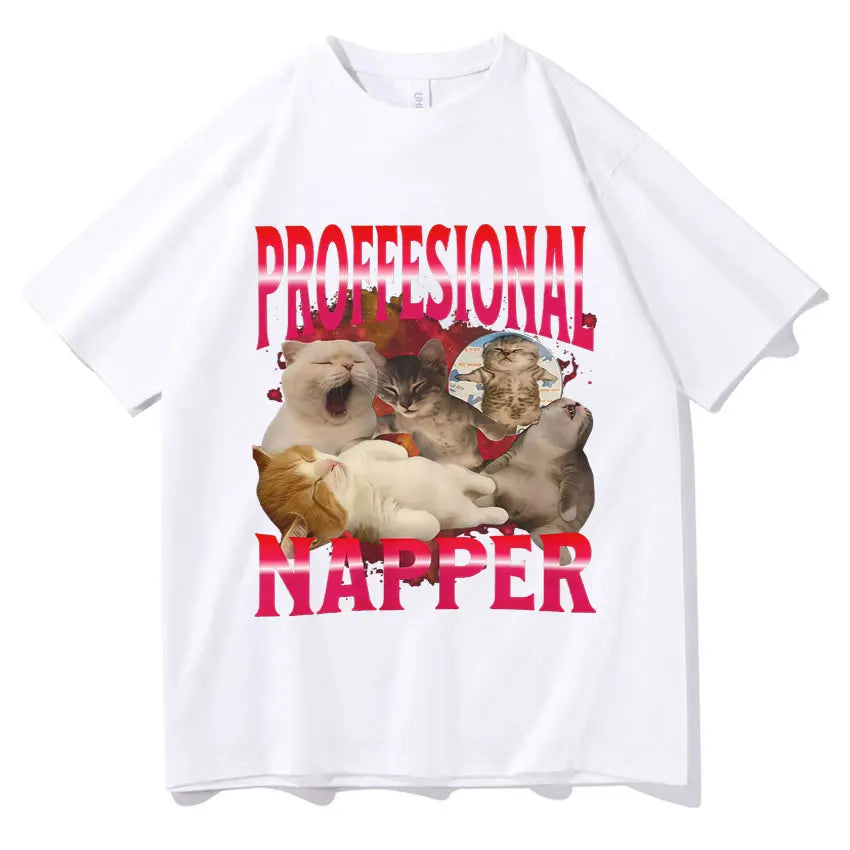 Fun Cat Lovers' Professional Nap