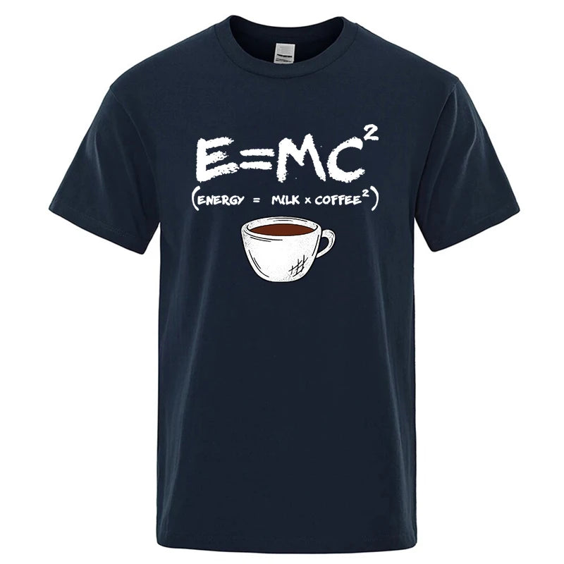 Energy=Milk+Coffee Print-Men