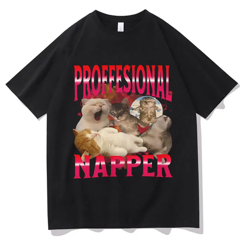 Fun Cat Lovers' Professional Nap