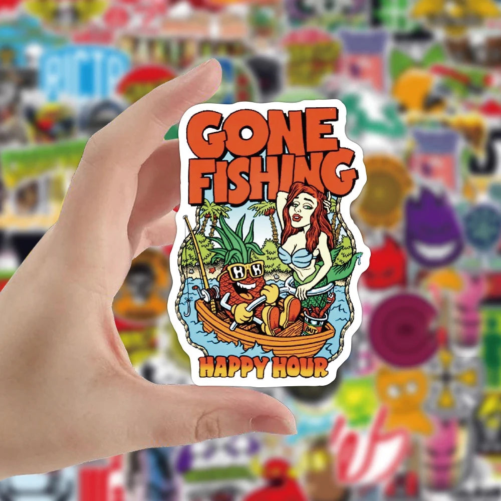 Street Style Logo Stickers for Laptop