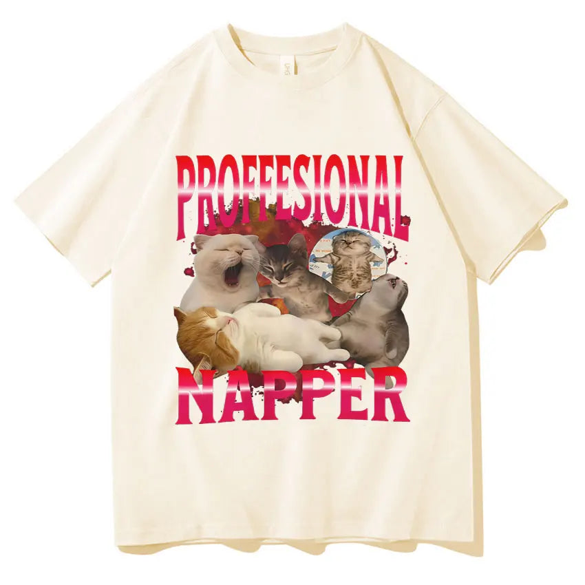 Fun Cat Lovers' Professional Nap