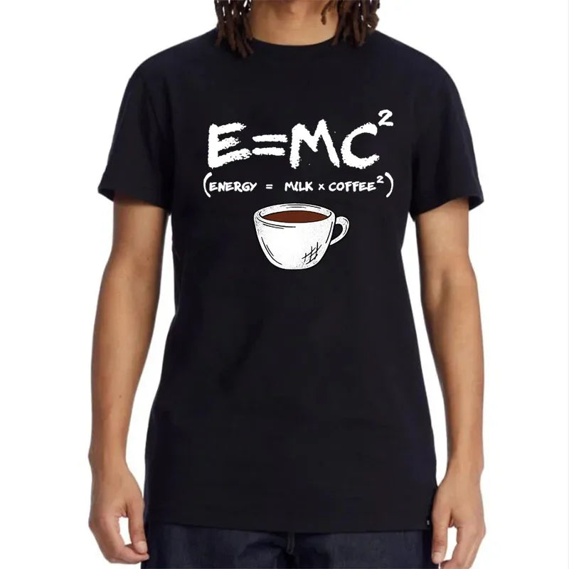 Energy=Milk+Coffee Print-Men