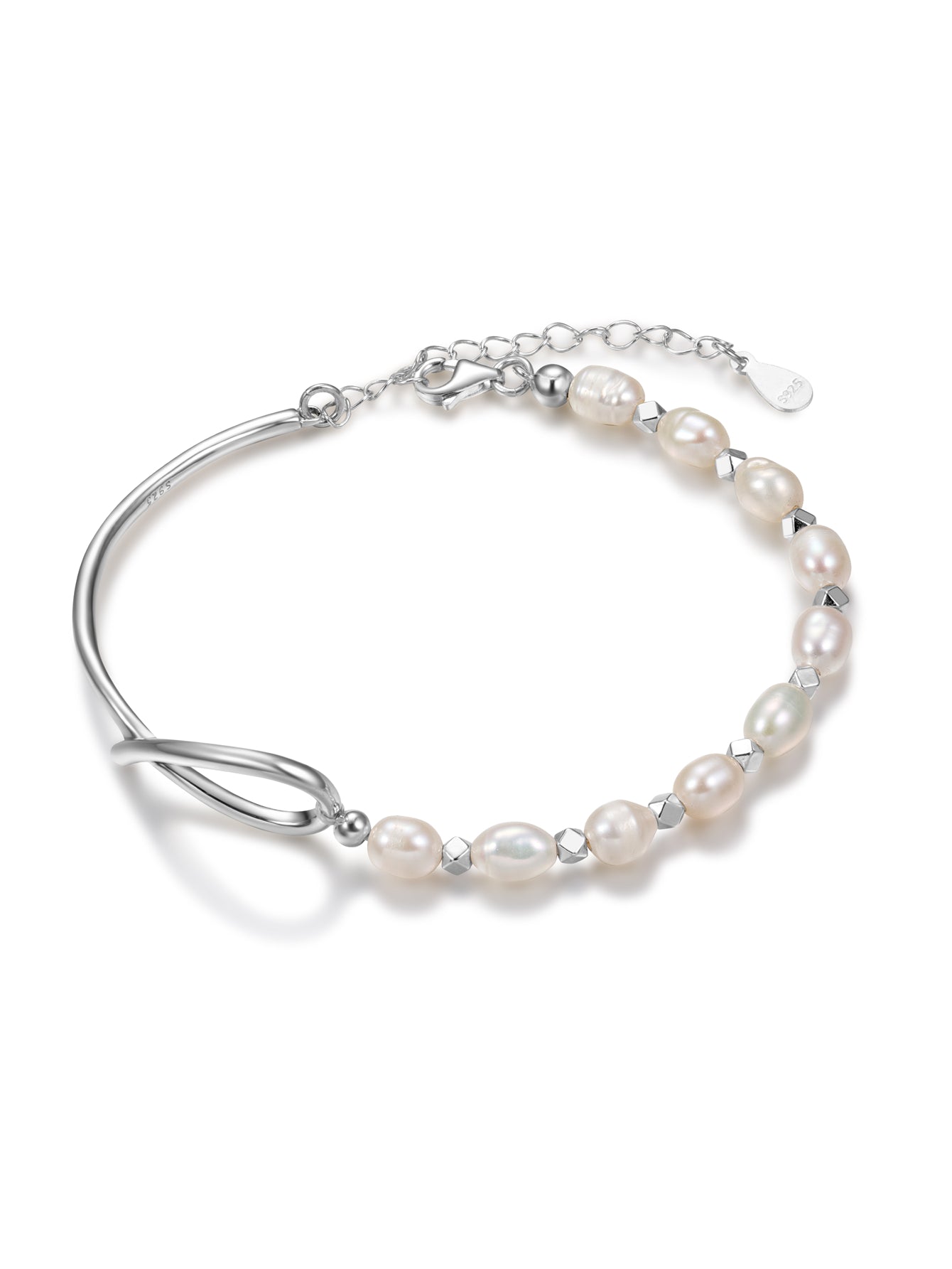 100% Real 925 Sterling Silver Bracelet for Women